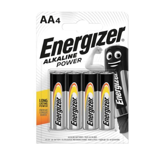 ENERGIZER AA-LR6 STILO AA BATTERIE ALKALINE CONF 4 Pz.